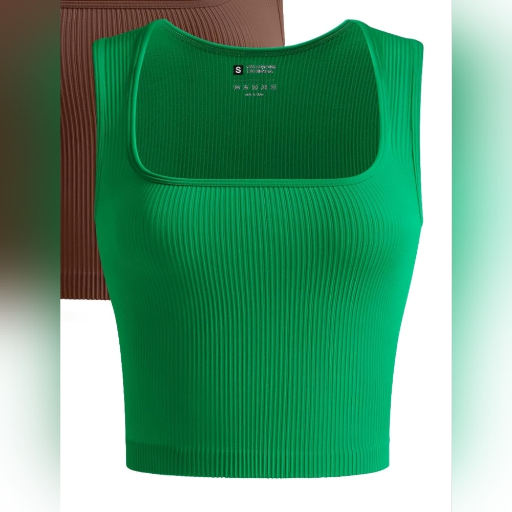 Olchee Athletic Tank Top Green Size SmallNew with tags